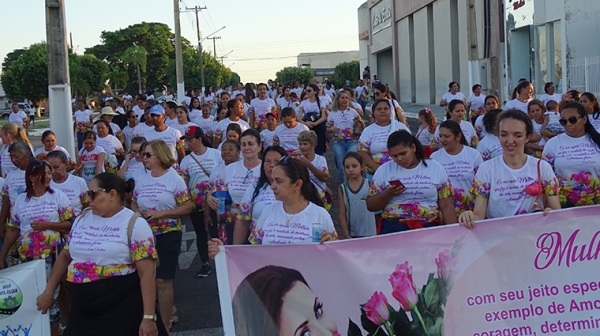 Caminhada Celebra Dia Internacional da Mulher em Nova Marilândia