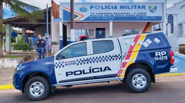 Prefeito Juvenal consegue viatura para a Polícia Militar de Nova Marilândia